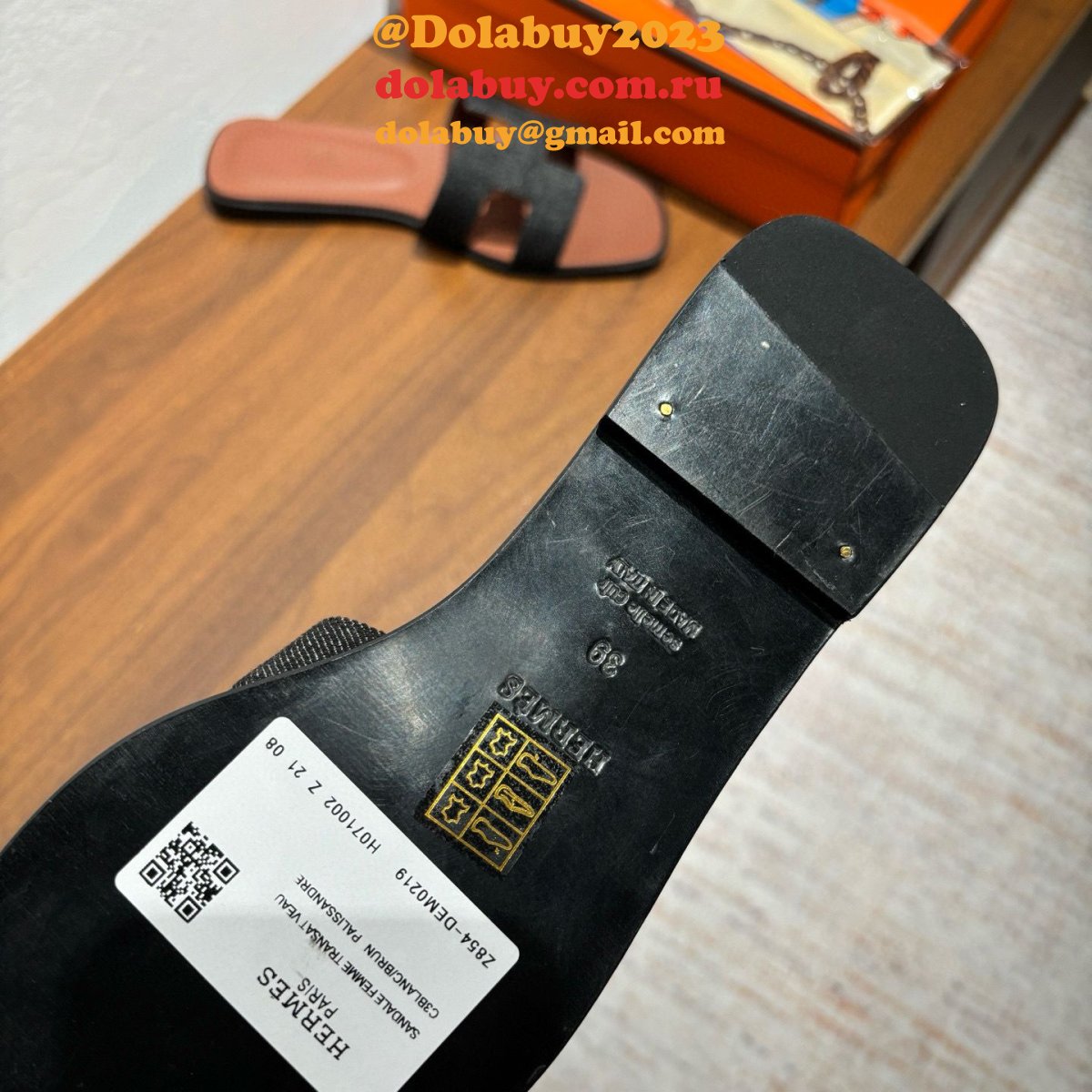 Luxury Hermes Hot Selling Oran Sandal 2025