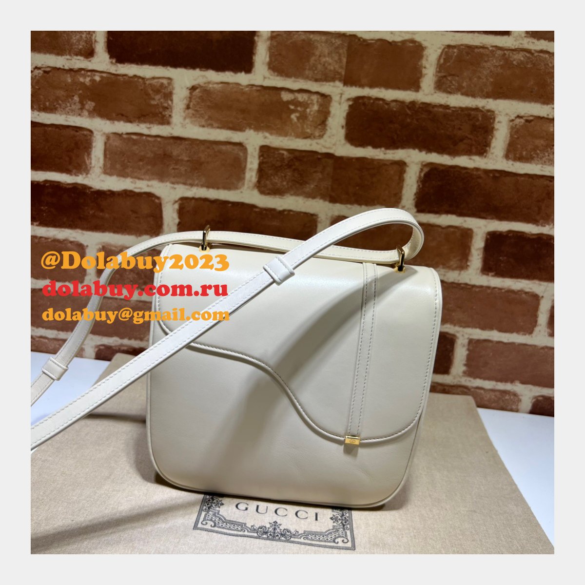 perfect G*u*i fake 740988 equestrian inspired shoulder bag