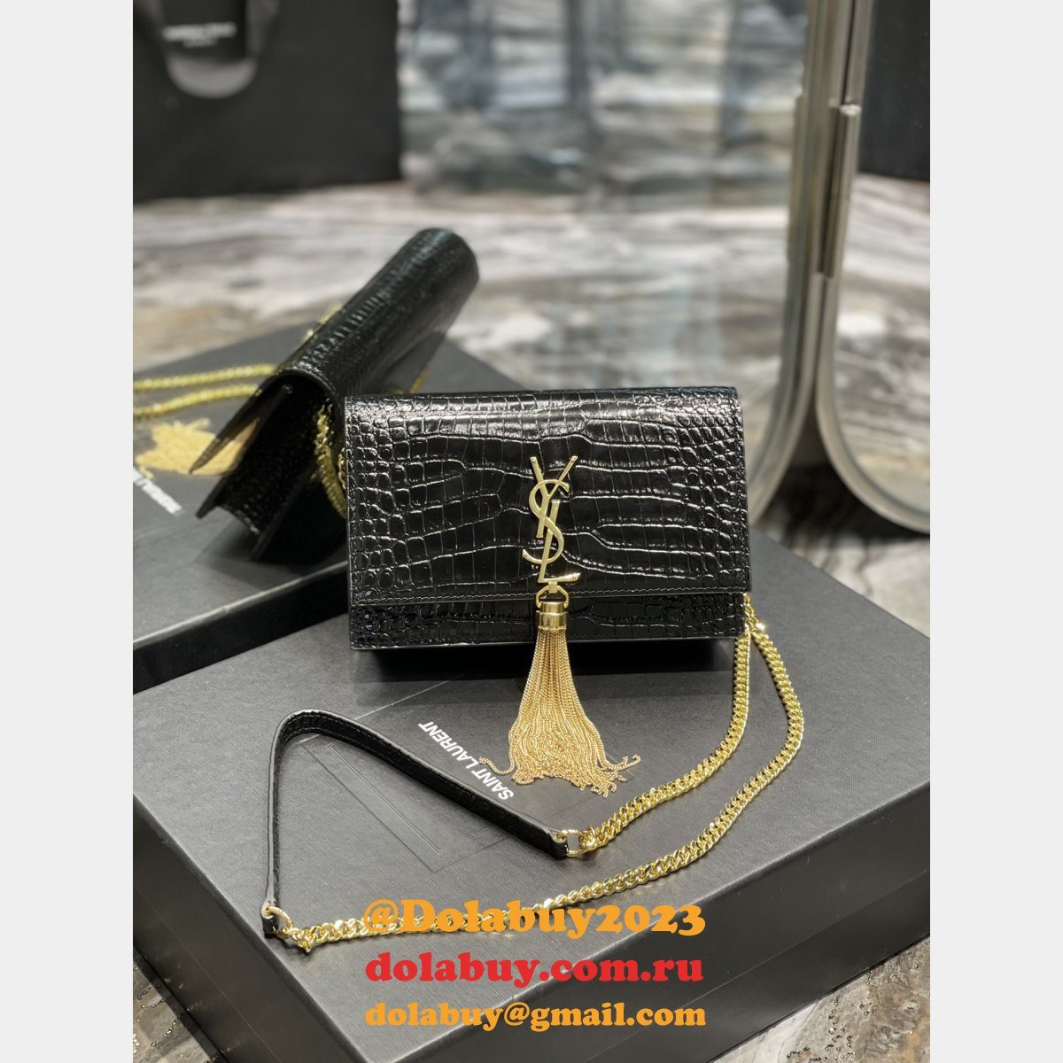 Replica UK YSL Kate Monogram 452159 Tassel Bags For Sale