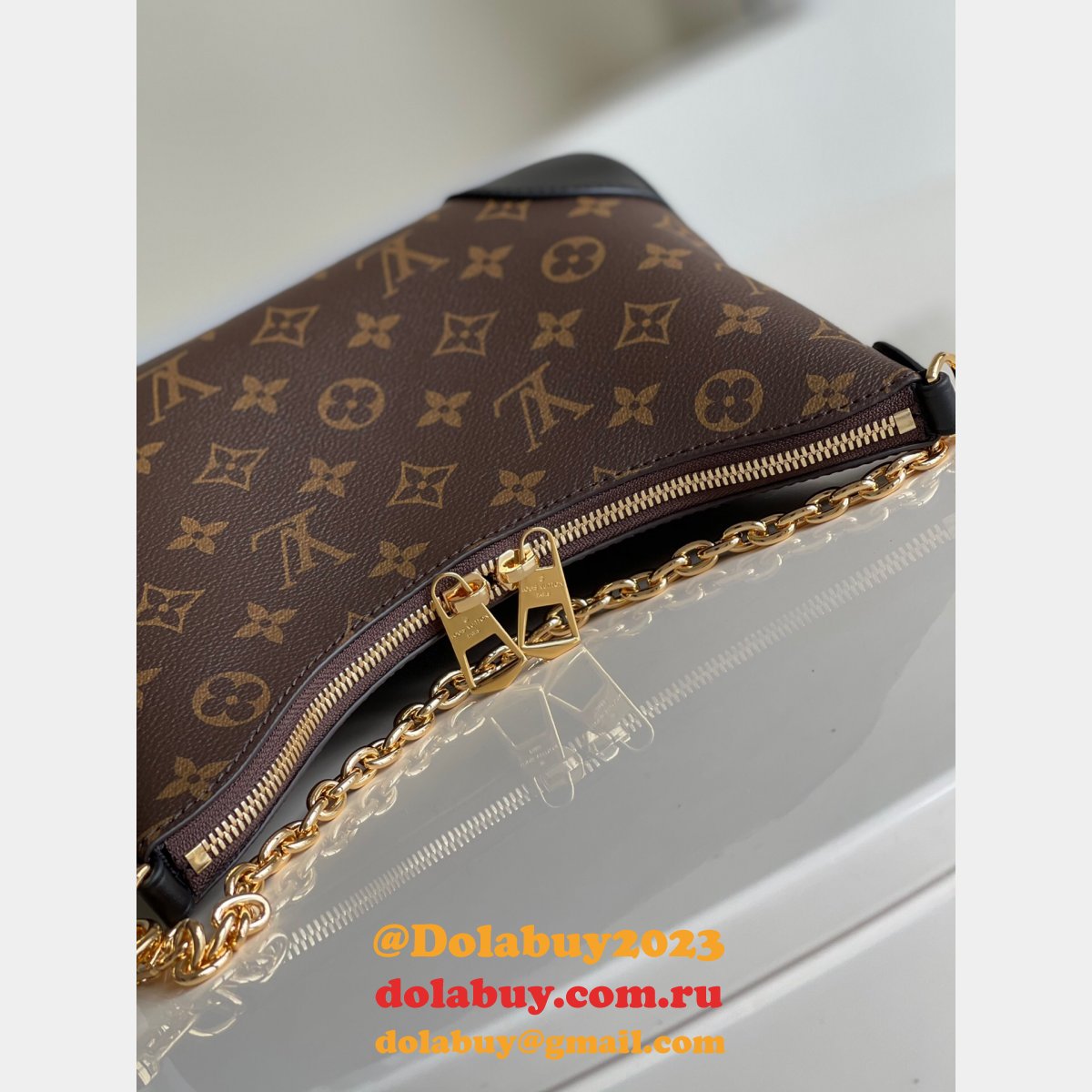 Knockoff Louis Vuitton From china M45832/M45831 Boulogne Monogram Canvas Bag