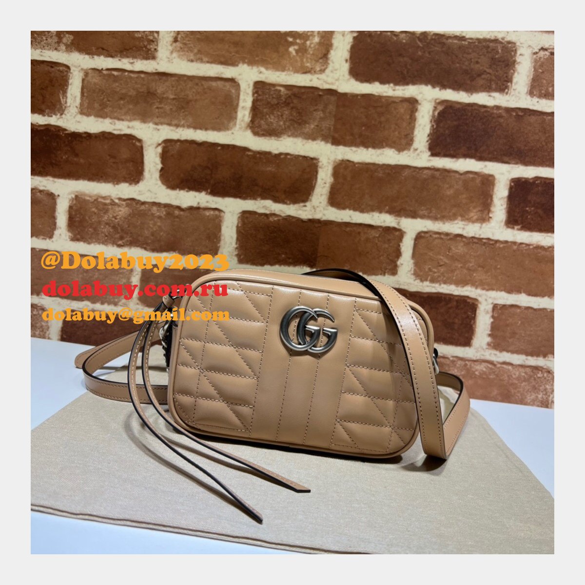 lovely G*u*i designer replica gg marmont mini shoulder 634936 bag