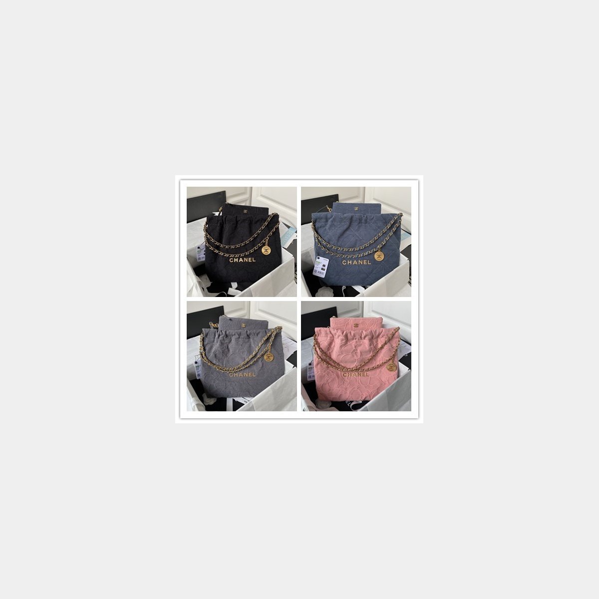 Buy Best High-Quality Camellia 22 CC Bag AS3260 35cm