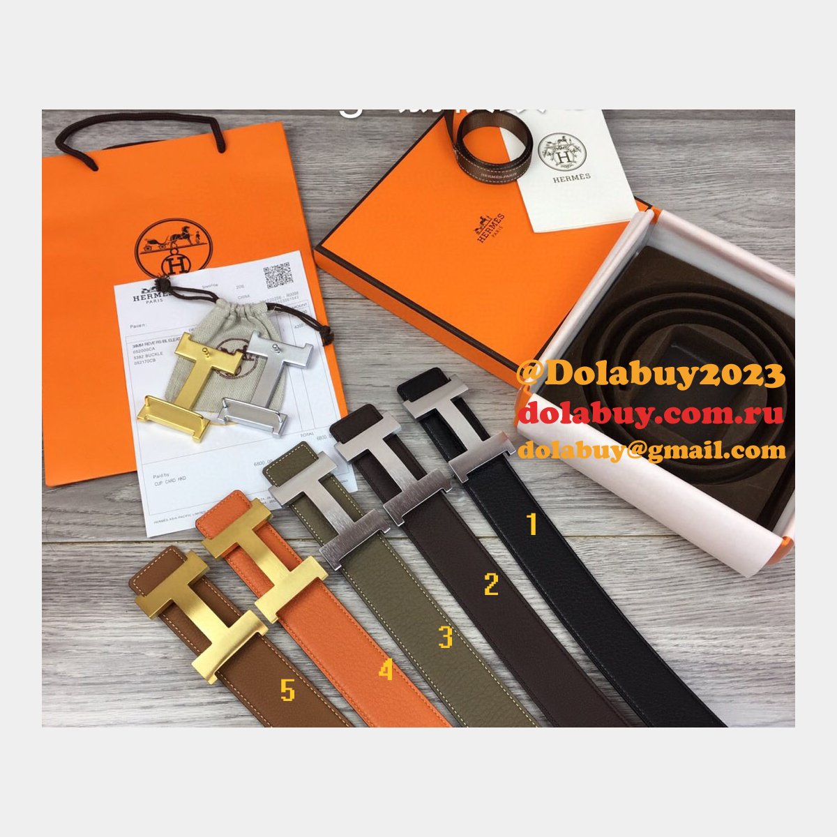 Hermes Outlet 1:1 Replica Belts 38mm 7 Star