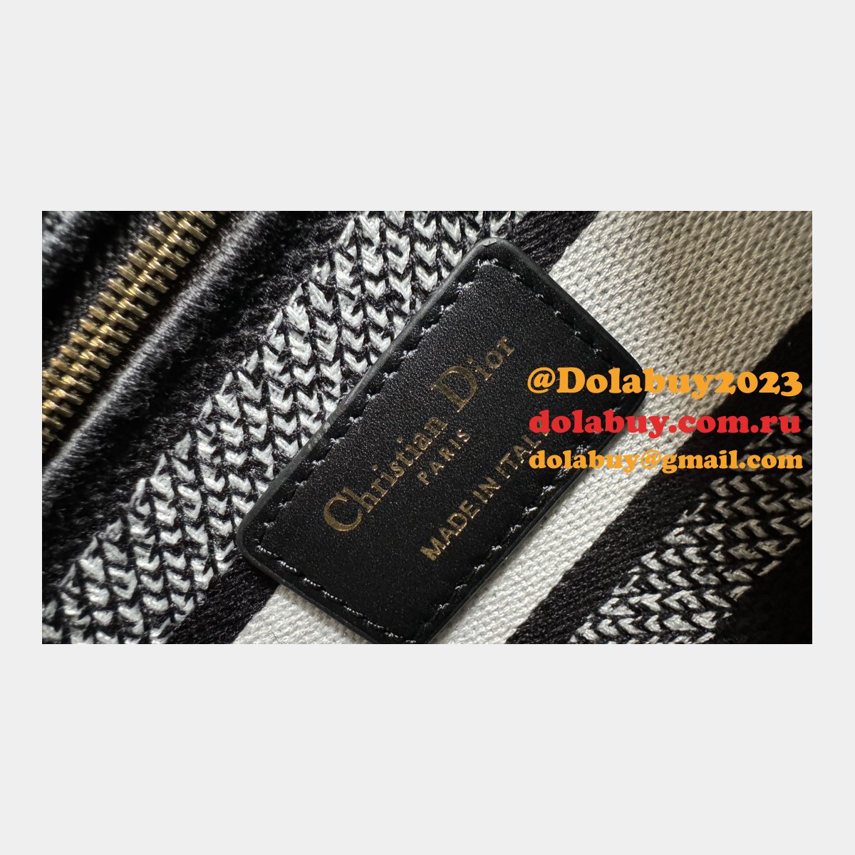 Perfect Christian Dior Lady Dior 24cm Duplicate Bags