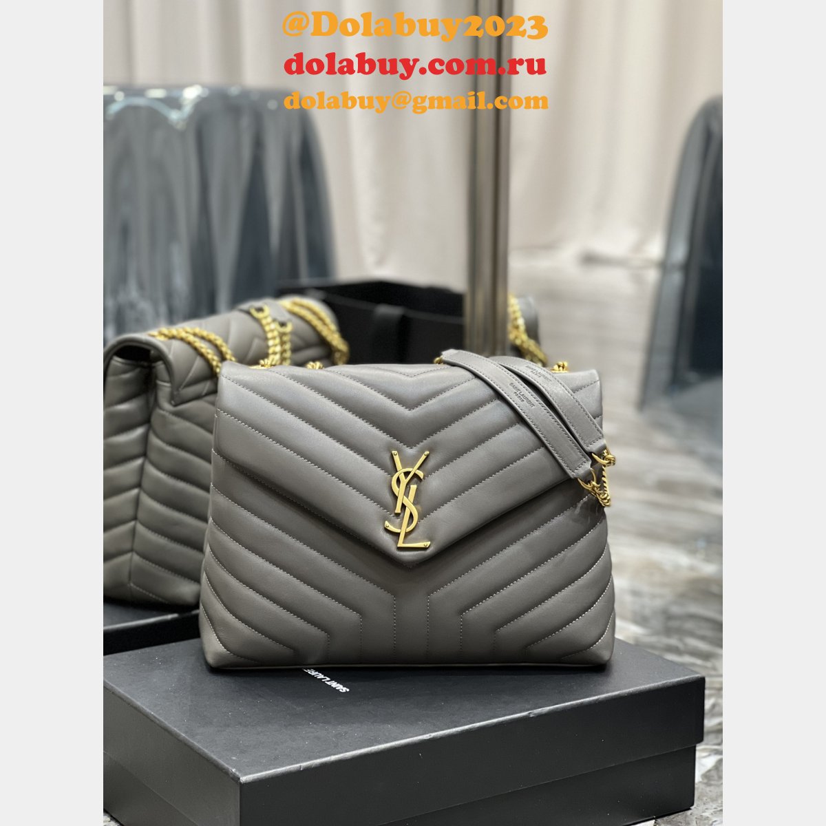 Designer Perfect YSL LOULOU 487216 HANDBAG 32CM