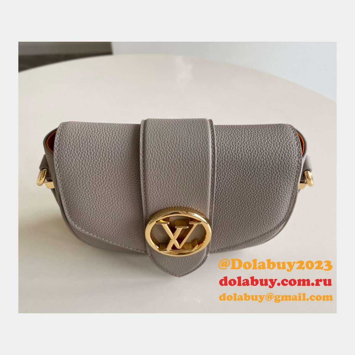 LV Replica Designer Louis Vuitton Pont 9 Soft MM High End Leathers M58967/M58727