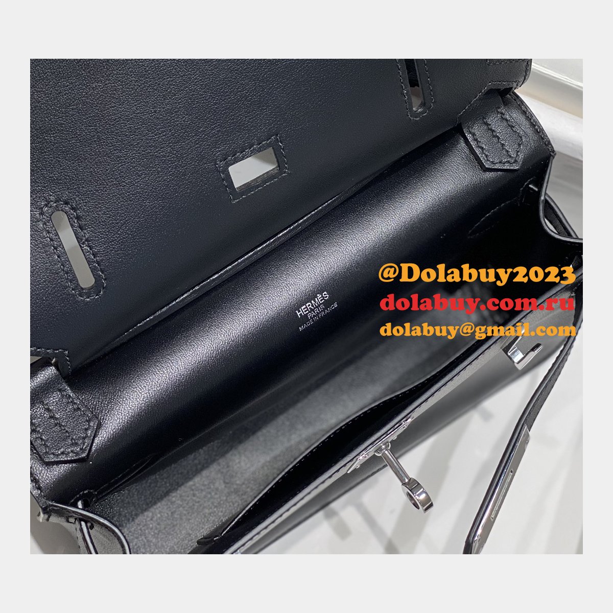 7 Star herems JYPSIERE MINI CALF leather handbag