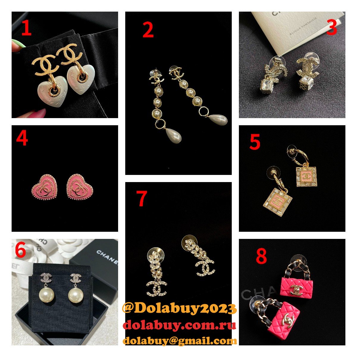 Perfect Luxury women Designer earing Wholesale