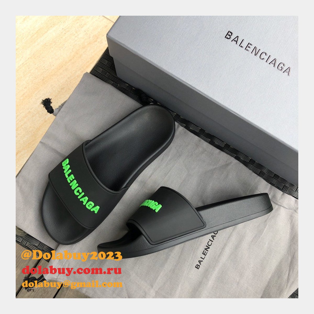 Replica Balenciaga 2020 Rubber Slippers
