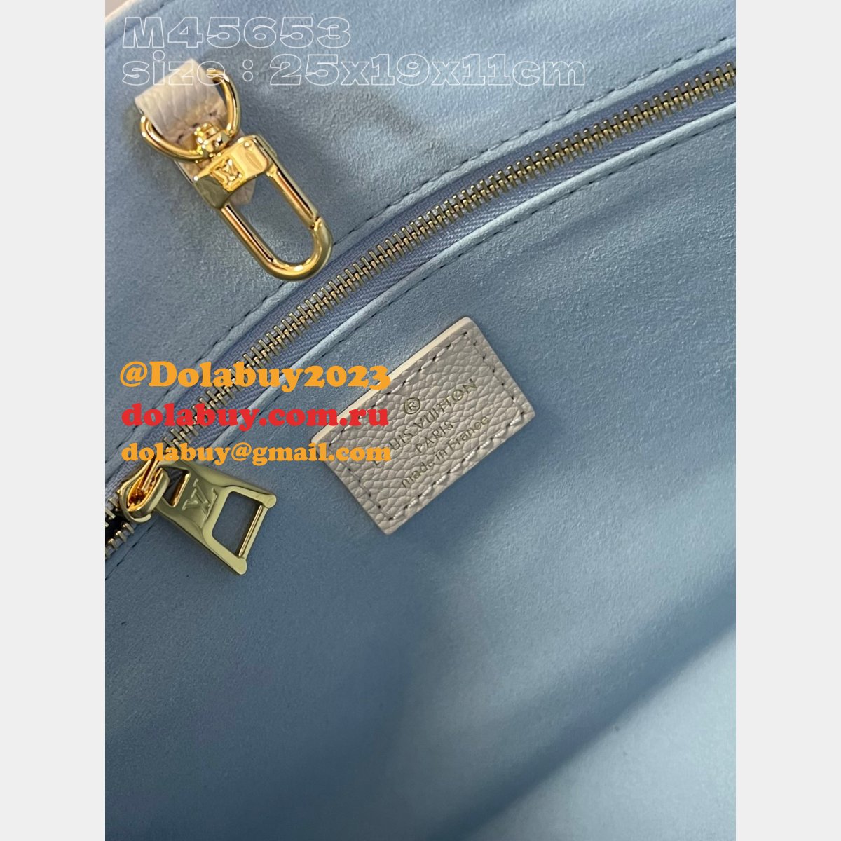 Onthego Designer Monogram Empreinte M45653 Louis Vuitton Replica Bag