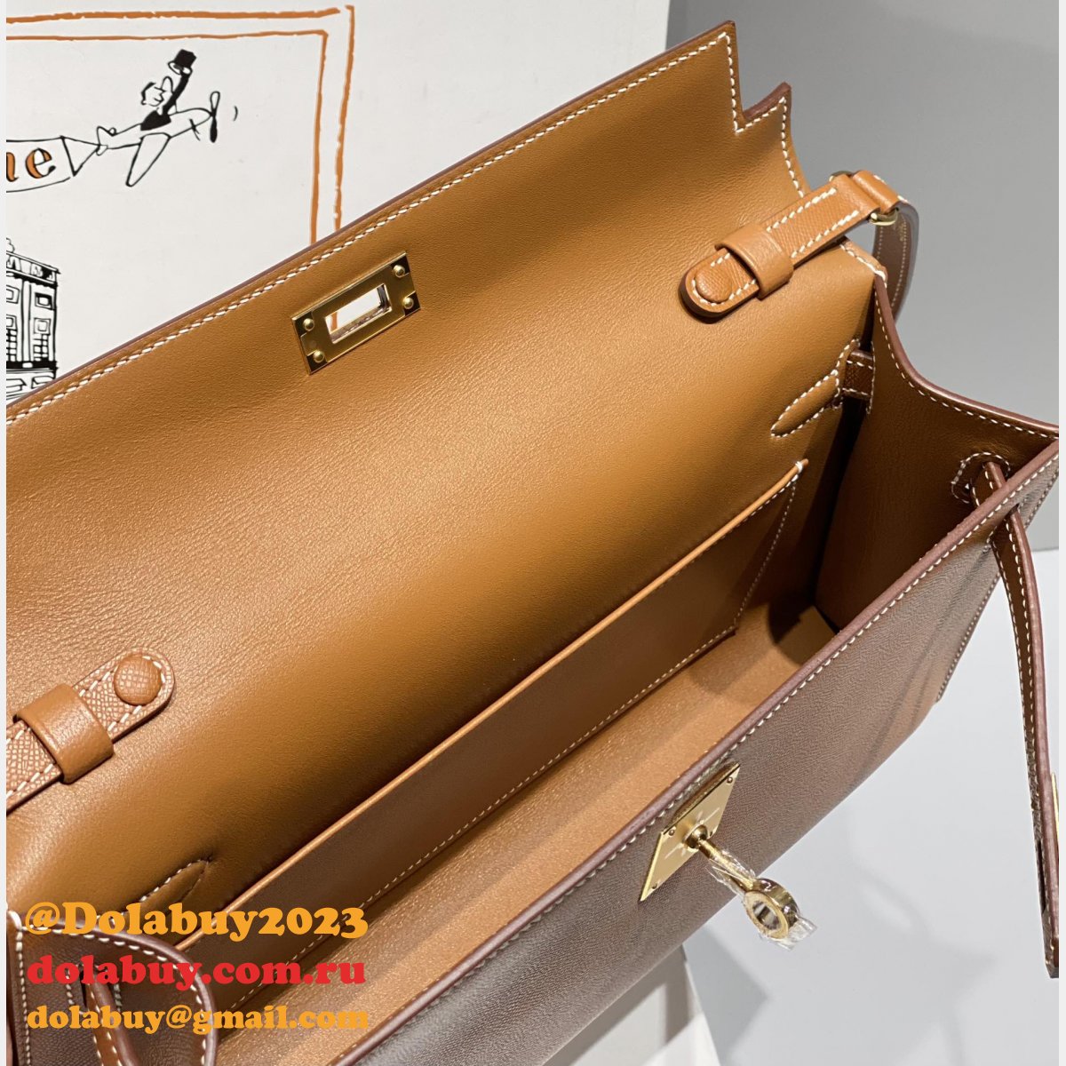 Luxury hermes kelly elan Customized Madame BAG