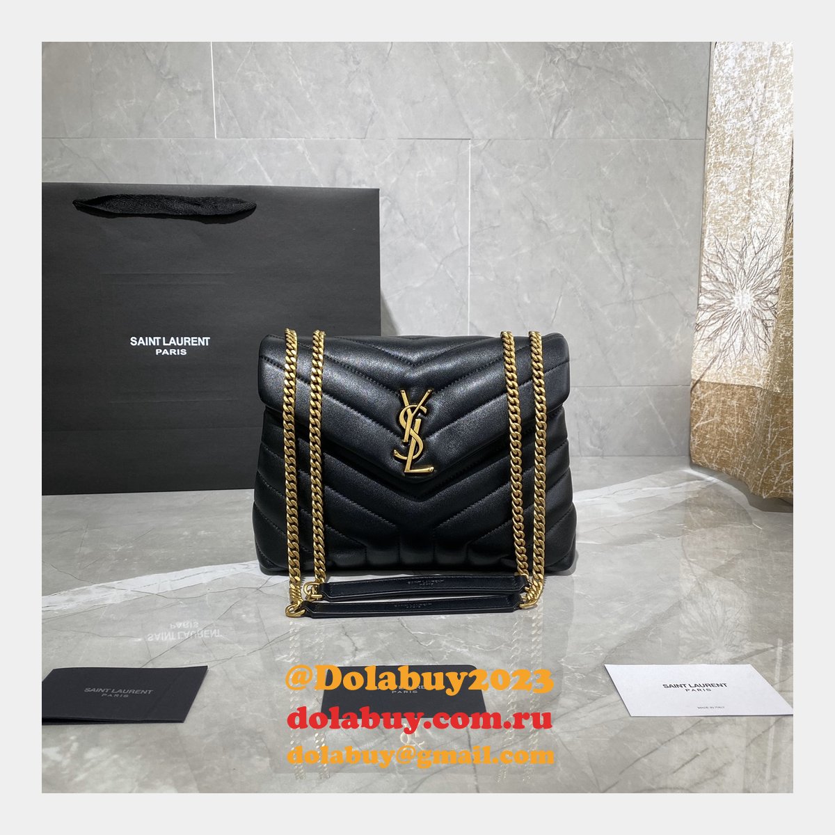 Replica AAA+ YSL LOULOU 494699 SHOULDER BAG 25CM