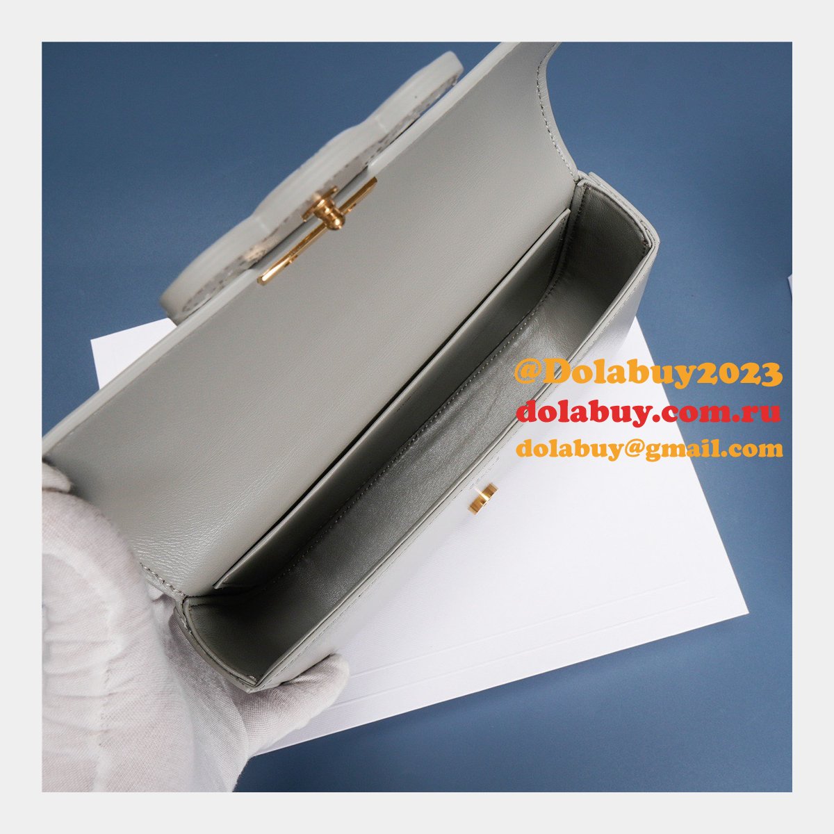 Fake Cheap Replica Celine Triomphe Handbags 21CM