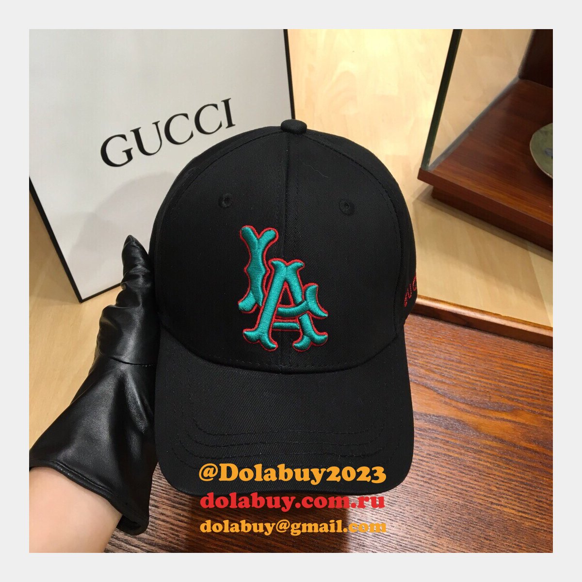 knockoff G*u*i new baseball cap