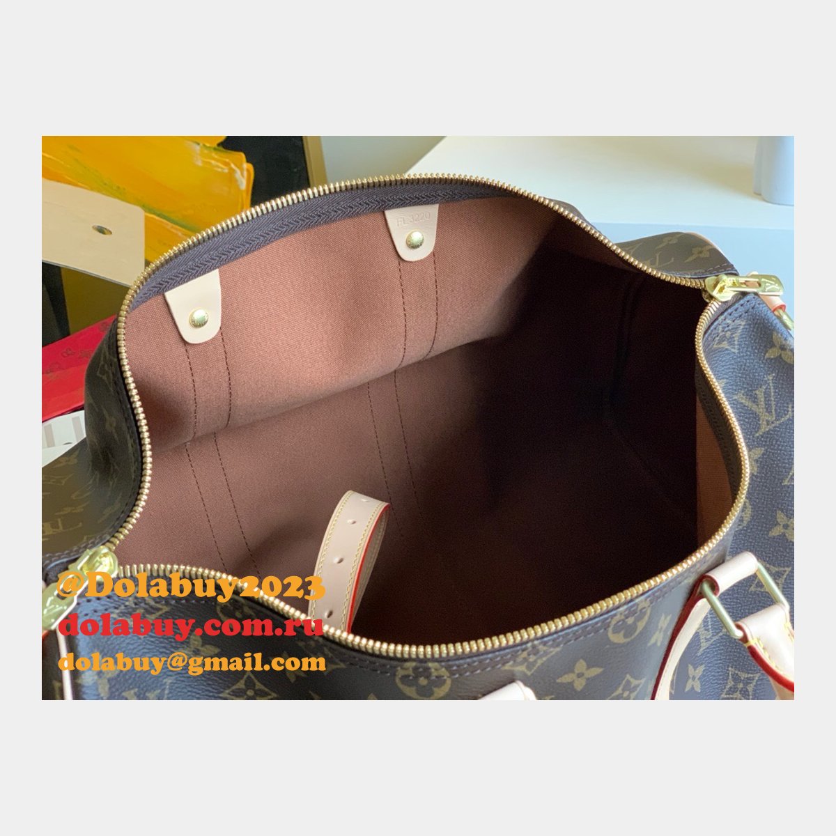 Louis Vuitton Replica 45/50/55cm Keepall Bandouliere Monogram Eclipse M41418 Canvas