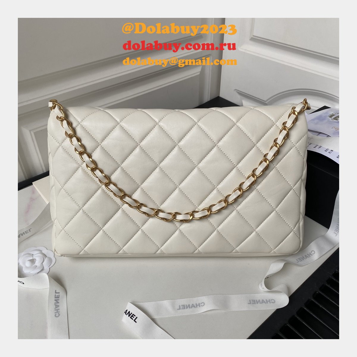 Designer Top Quality AS4777 Hobo Knockoff Black/White Bags