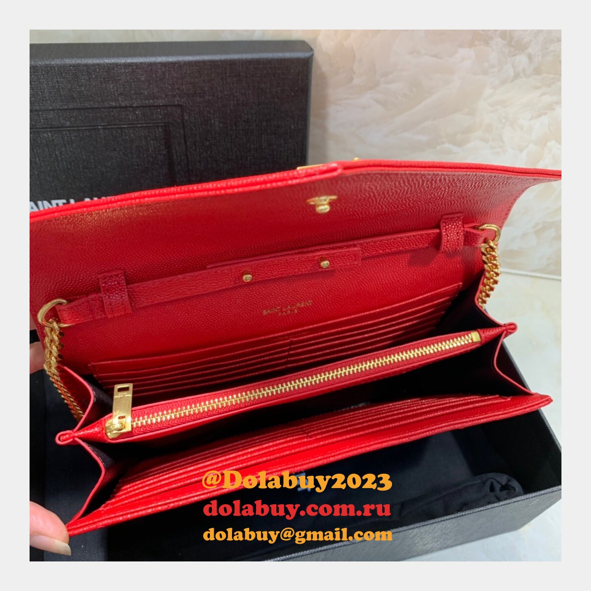 Ysl Saint Laurent niki chain shoulder bag 22cm