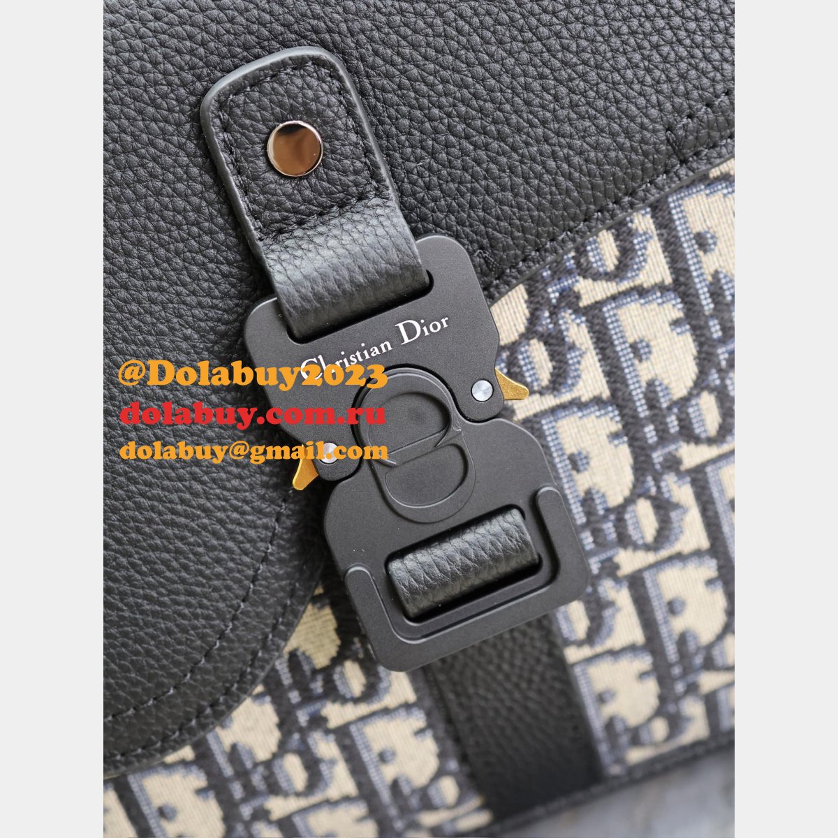 Best Replica Dior Saddle Zip Backpack