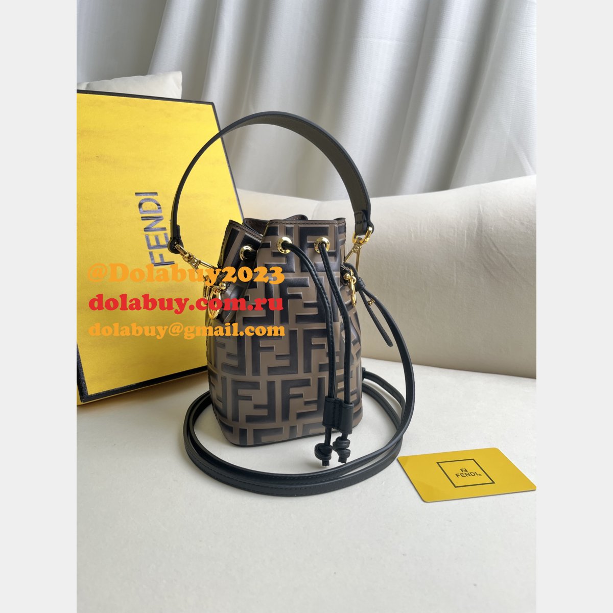 top quality wholesale F**di mon tresor ff small bucket bag