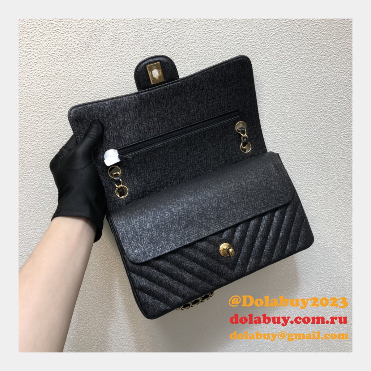 Top Quality CC CF1112  V CLASSICAL HANDBAG 25.5cm