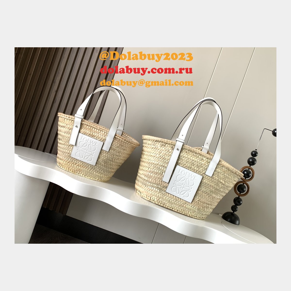 Designer loewe Basket beach handbag hot