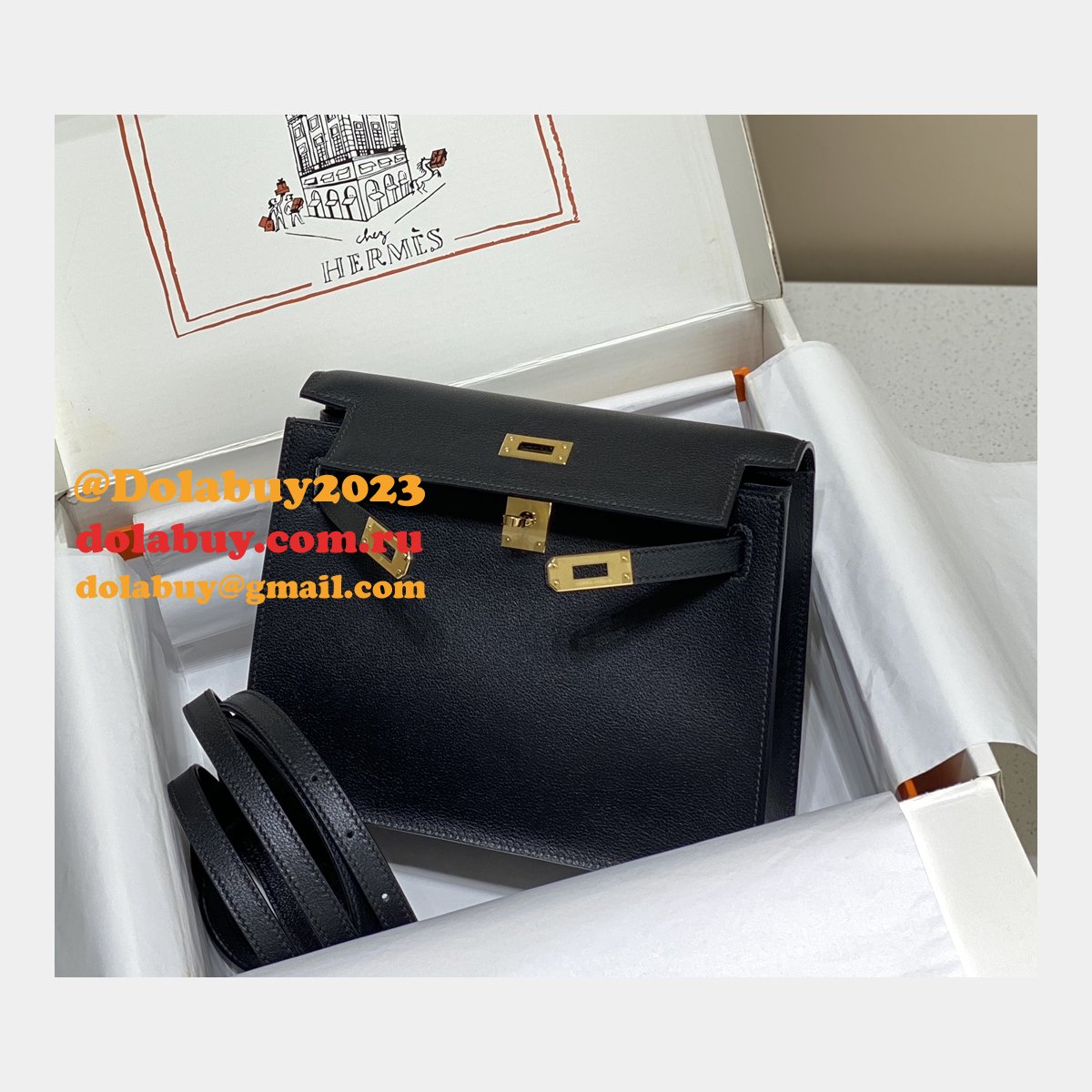Best Replica HERMES KELLY DANSE 1:1 Mirror Bag