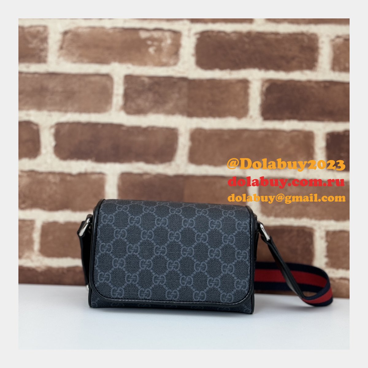 High Quality Replicas GG Super Gucci 791741 Perfect Men Bag