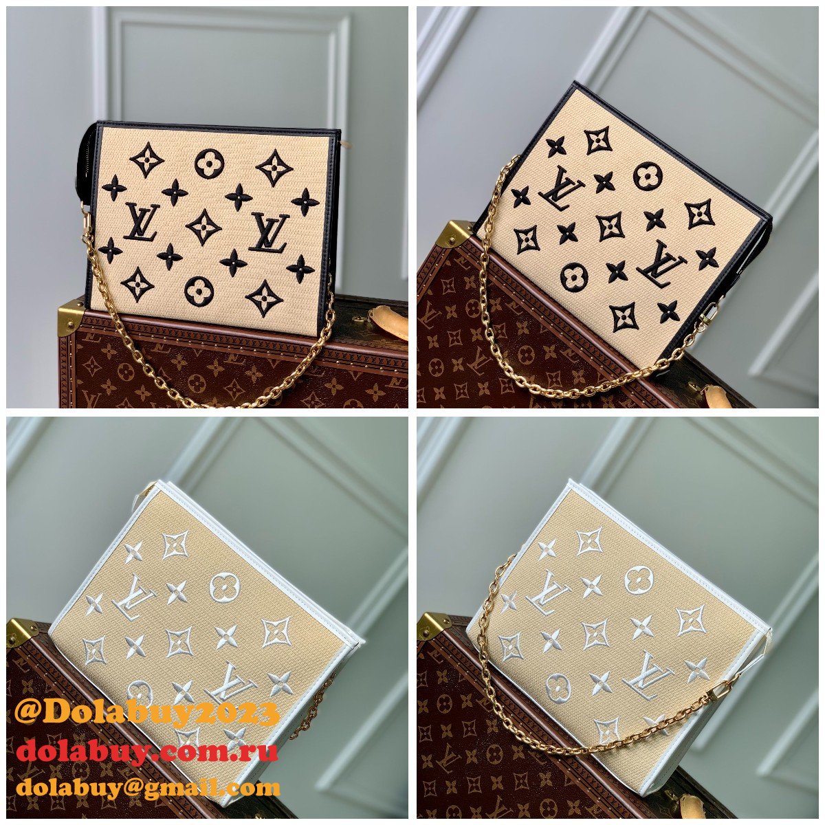 Toiletry Pouch On Chain M82521 Top Louis Vuitton Replica Bag