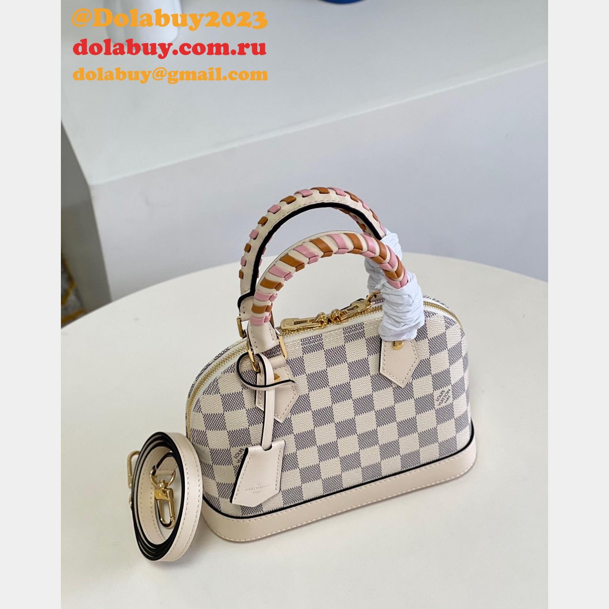 Alma BB Designer Mini Top Handle Bag Purse N41221 Louis Vuitton Replica