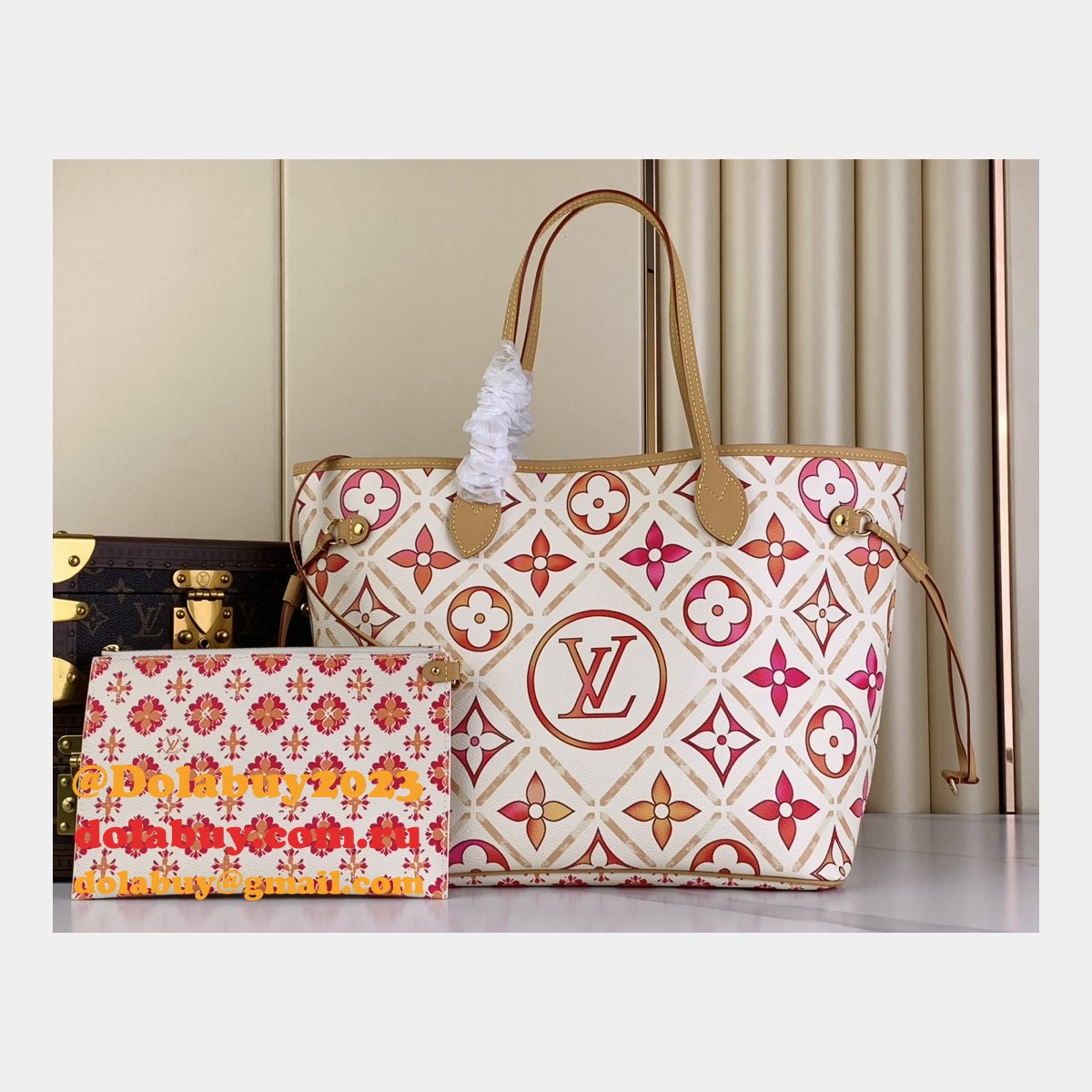 Neverfull Duplicate M25317/M11263 Louis Vuitton Totes Dolabuy Replica Bag