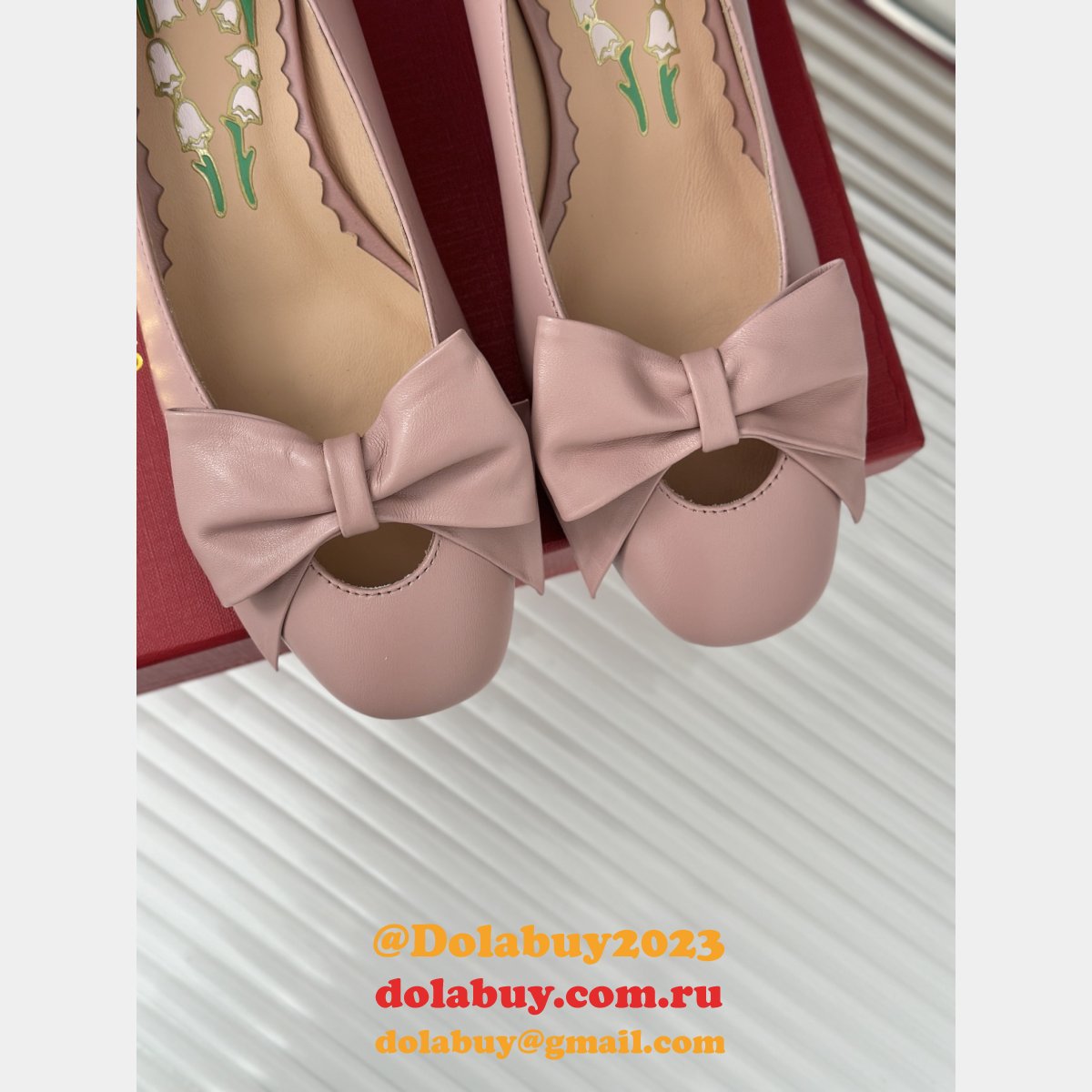 7 Star Valentino BOWOW PUMP IN KIDSKIN