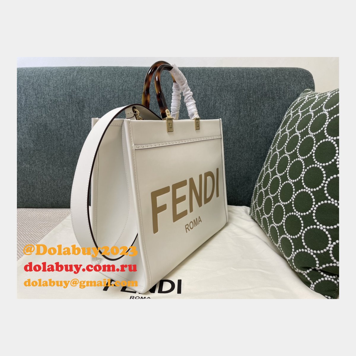 best knockoff F**di tote sunshine small handbag