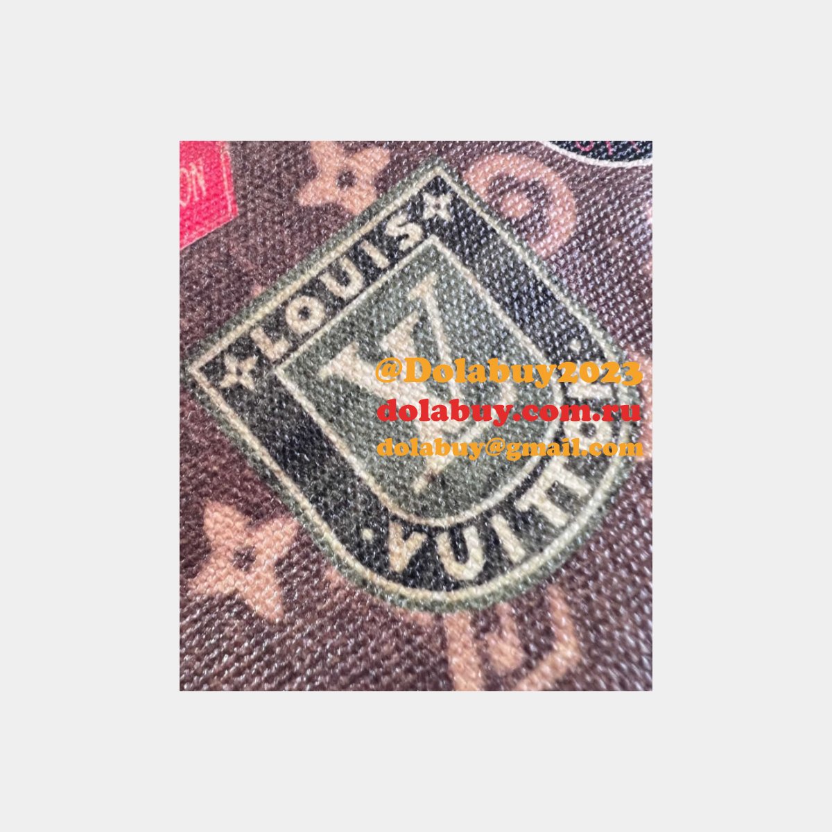 Side Trunk MM Knockoff Monogram Canvas M47085 Louis Vuitton Bag