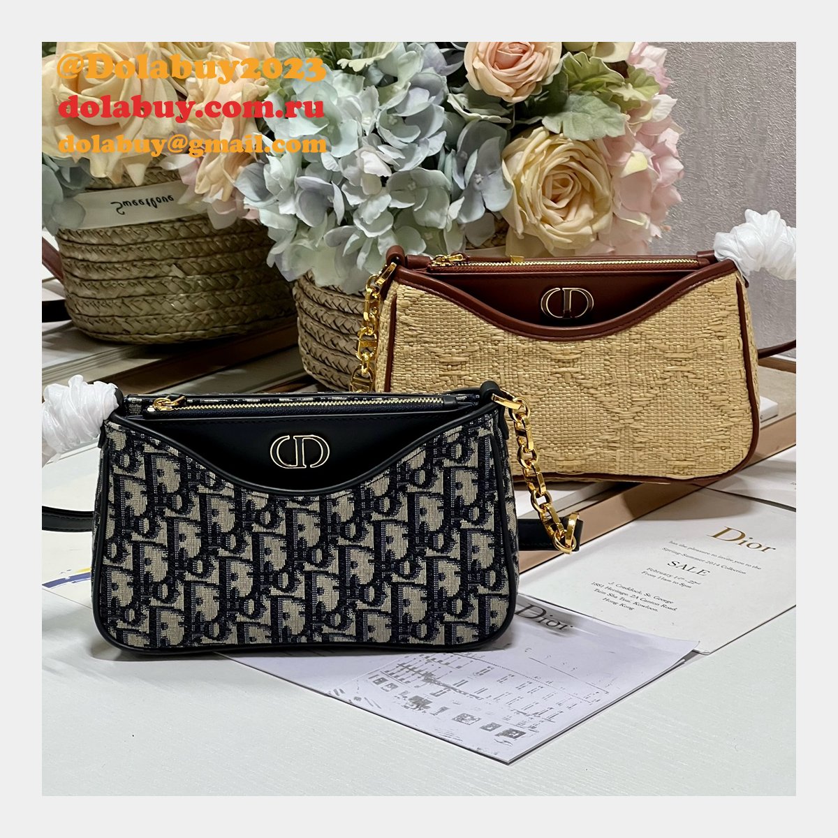 Shop High Quality Replica Dior Hobo Avenue Montaigne 2366 Handbag