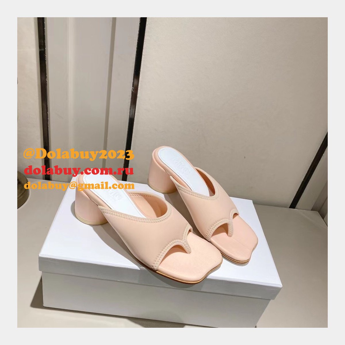 best deals dolabuy replica ma*s*n Ma*i*la mm6 flip flops products