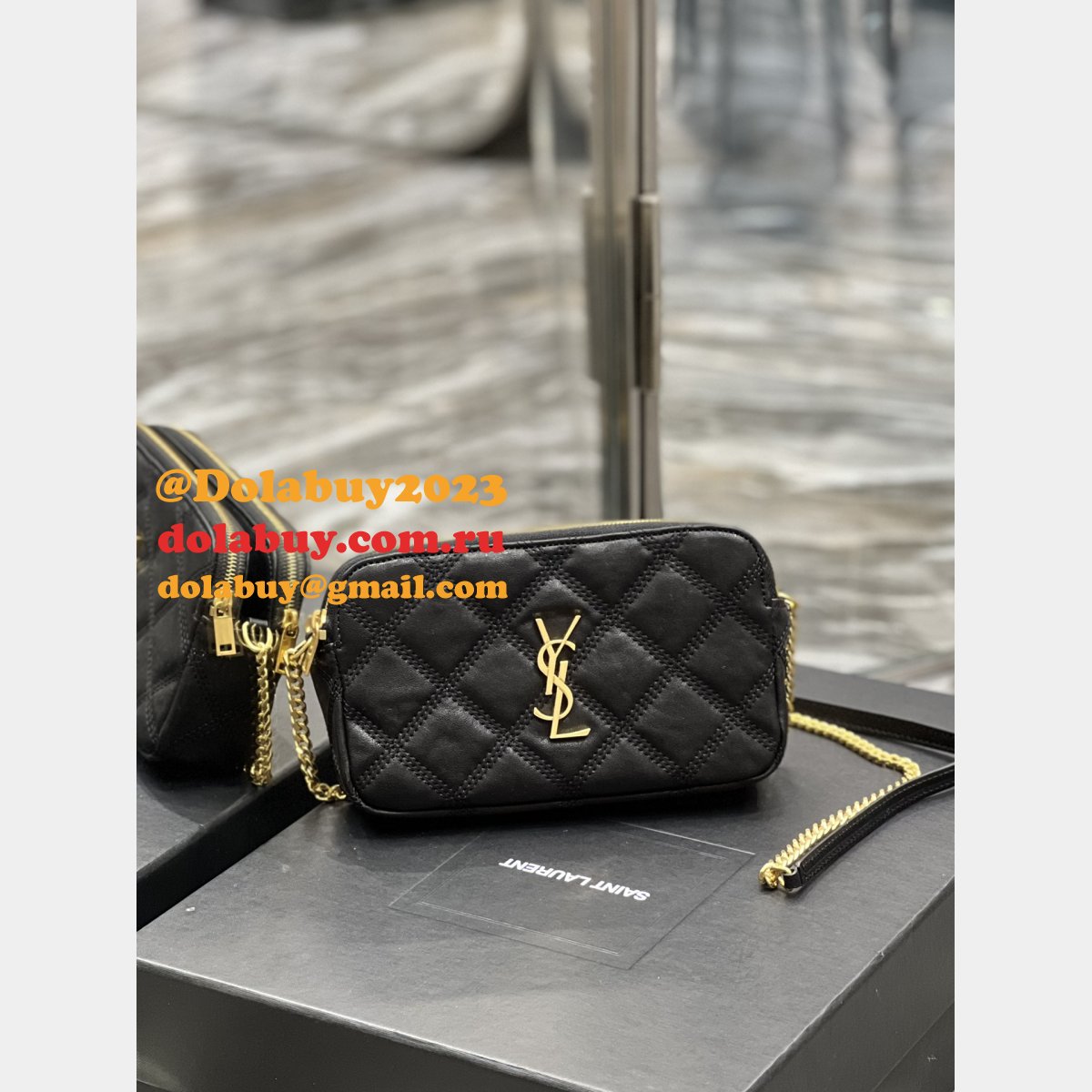 YSL AAA+ Replica Becky Saint Laurent 608941 Knockoff Bag