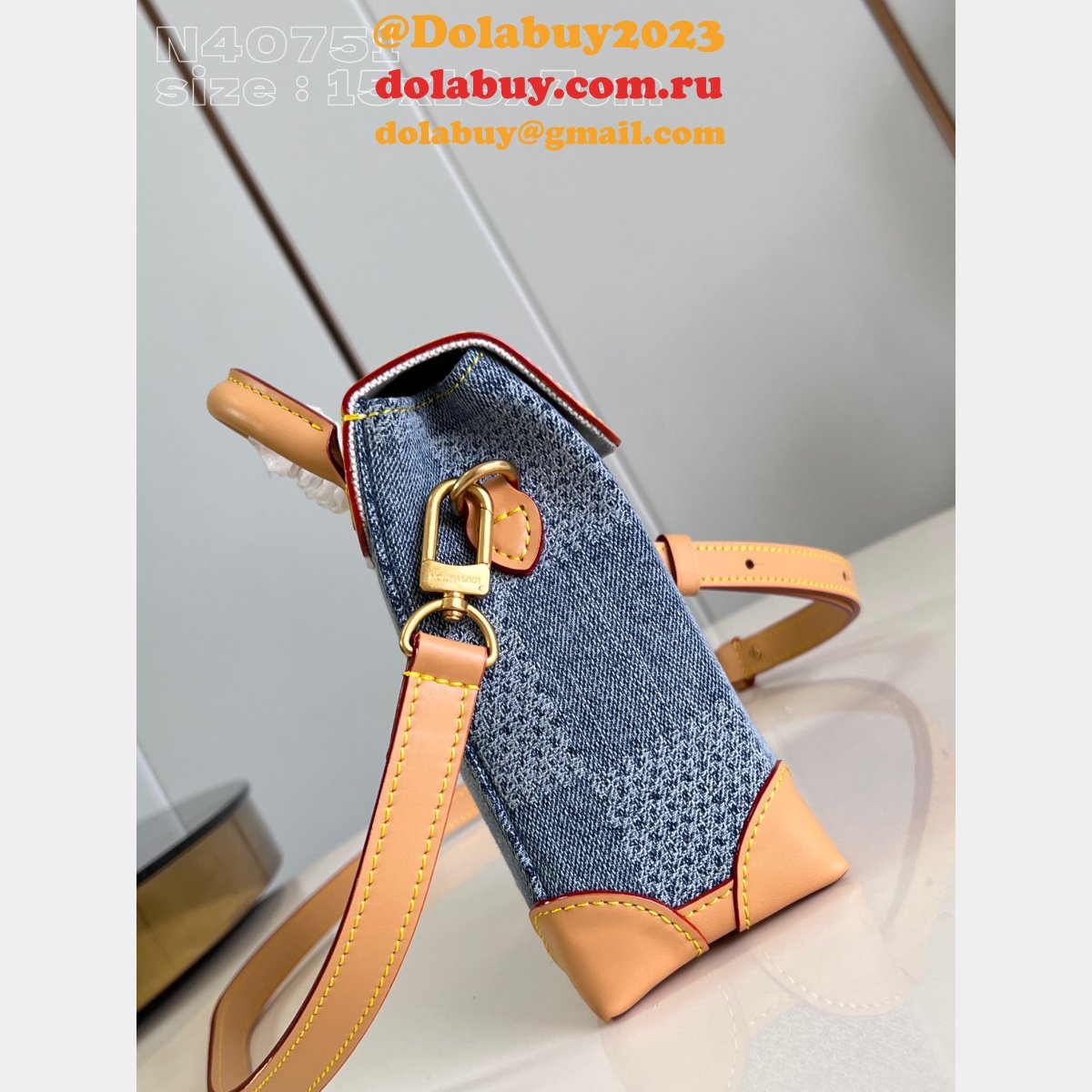 Designer Knockoff Louis Vuitton Nano Steamer N40751 Bag