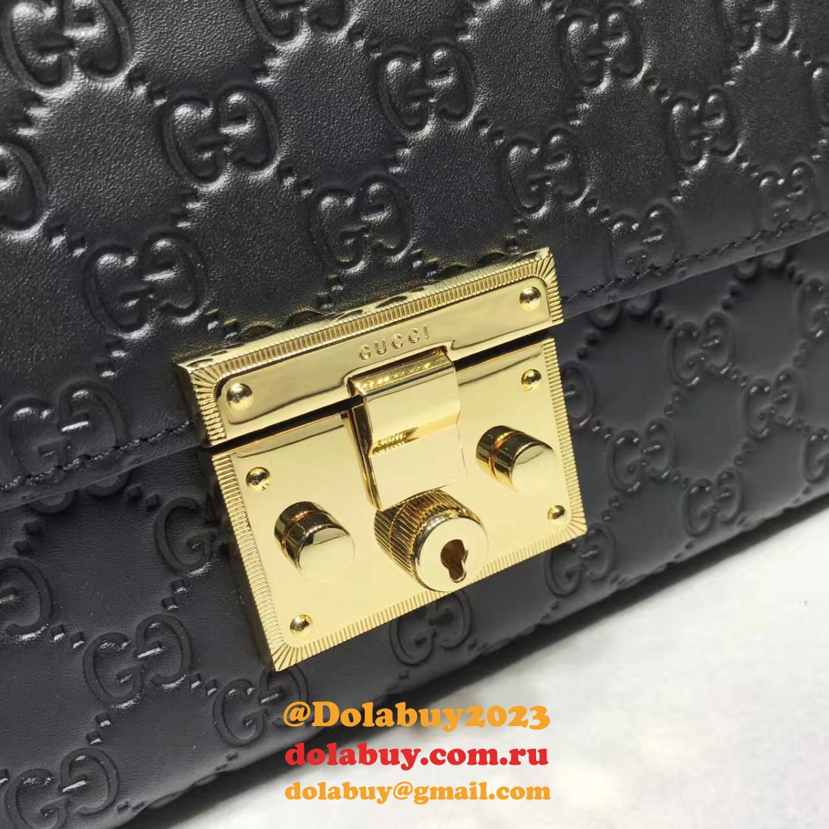 replica 7 star G*u*i padlock medium gg shoulder 409486 bag