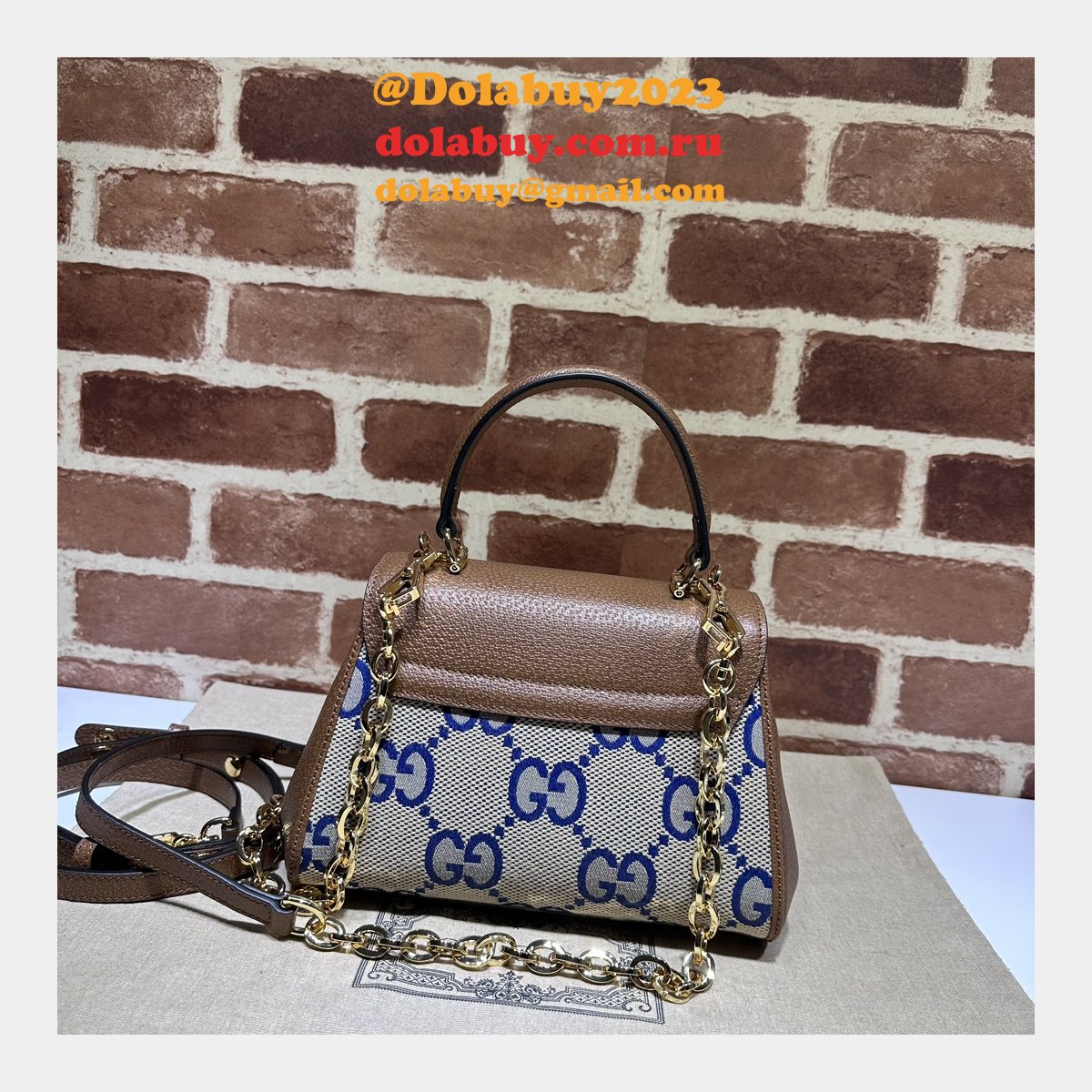 horsebit G*u*i 1955 replica top handle gg 7 star bag