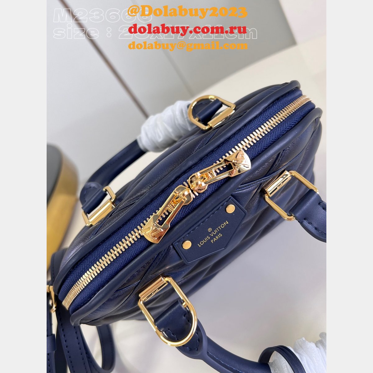 Alma Louis Vuitton Replica Bags Malletage M23666 Best