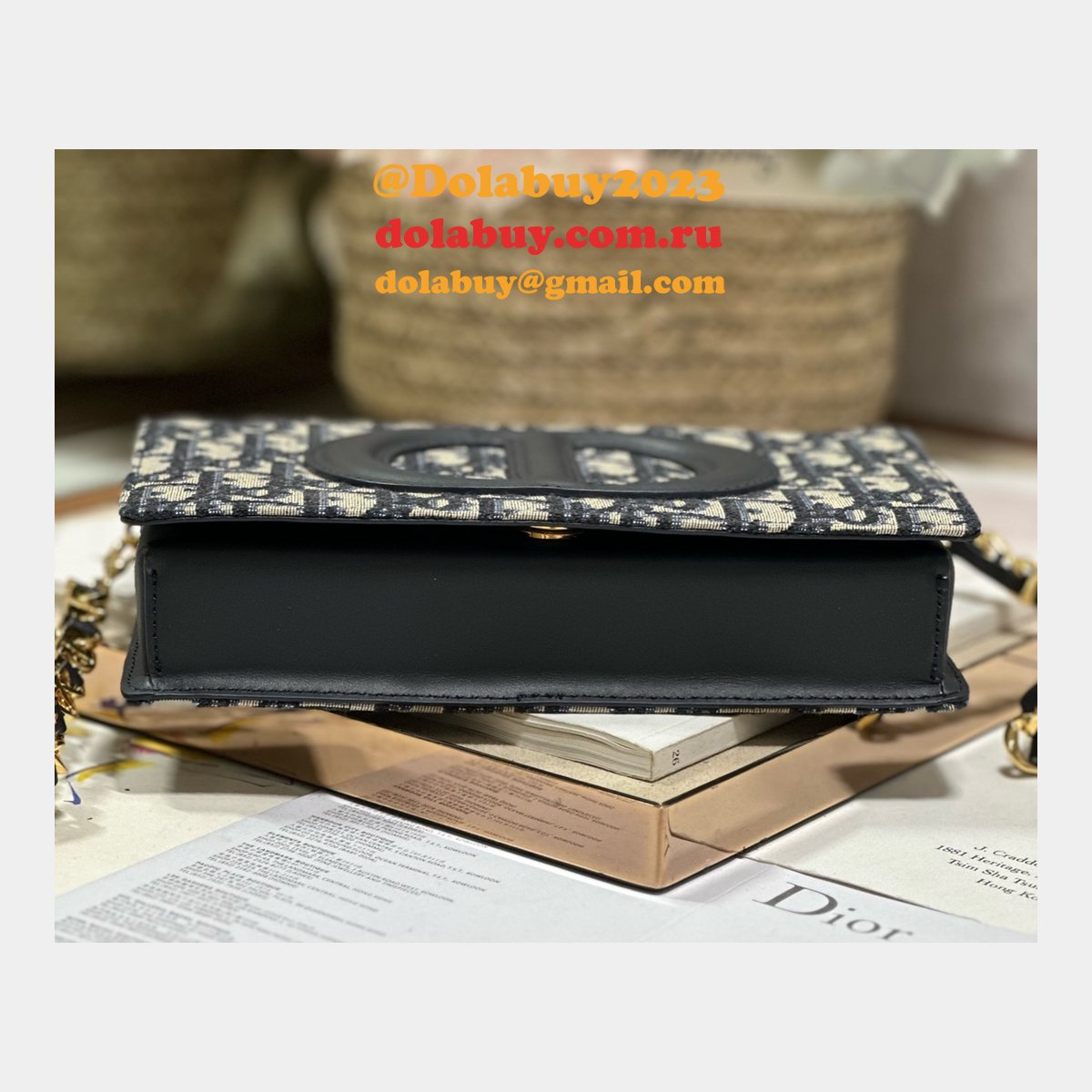 CD Signature Dior 2209 Best High Replica Designer Tote Bags