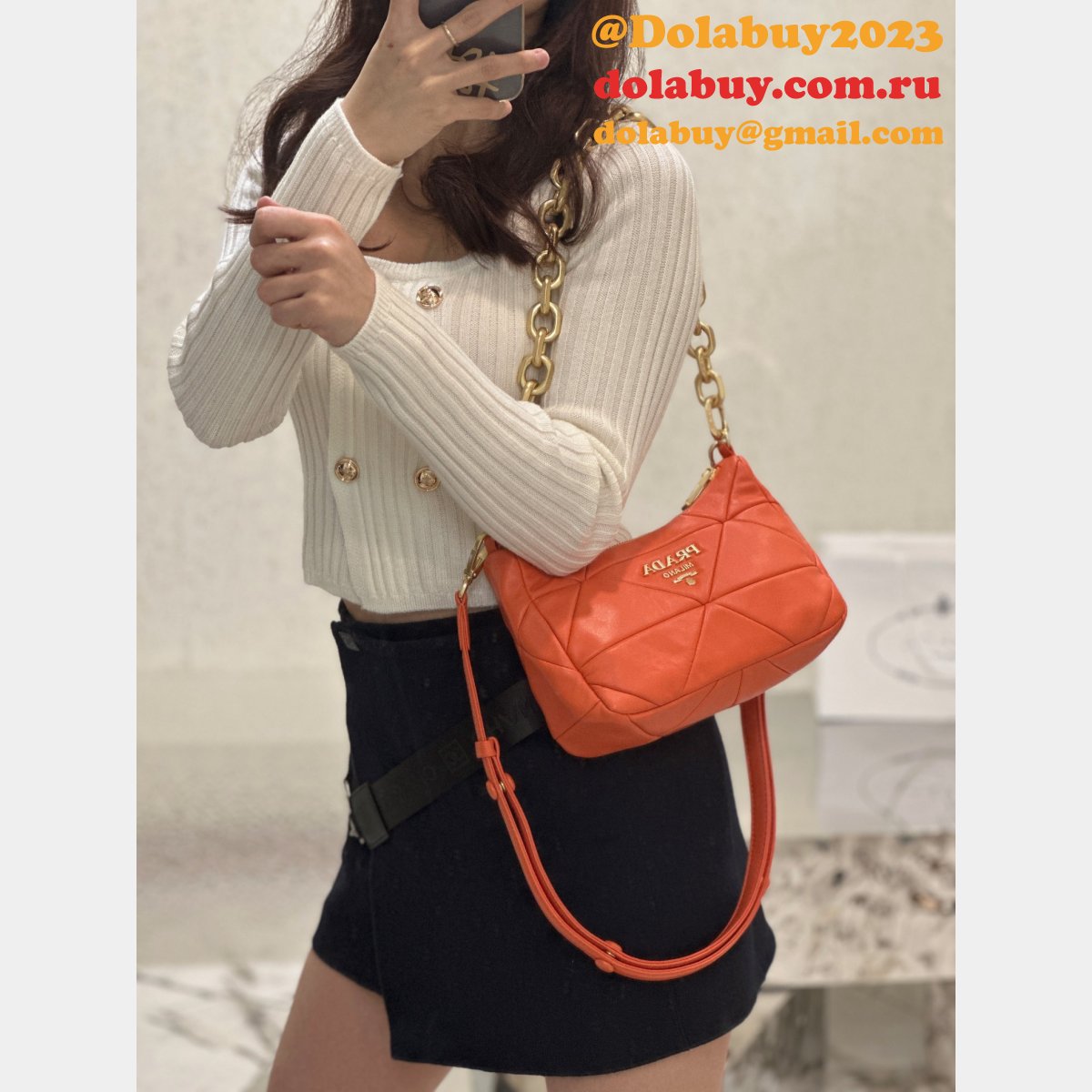 Replica 1BC157 Duplicate Prada Shop High Quality Shoulder Bags