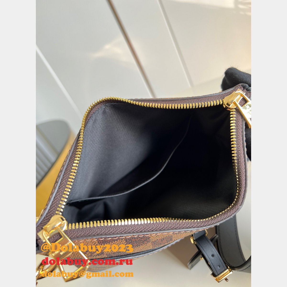 Luxury Louis Vuitton Wholesale N50062/M45355 Odéon MM Monogram Coffee Plaid