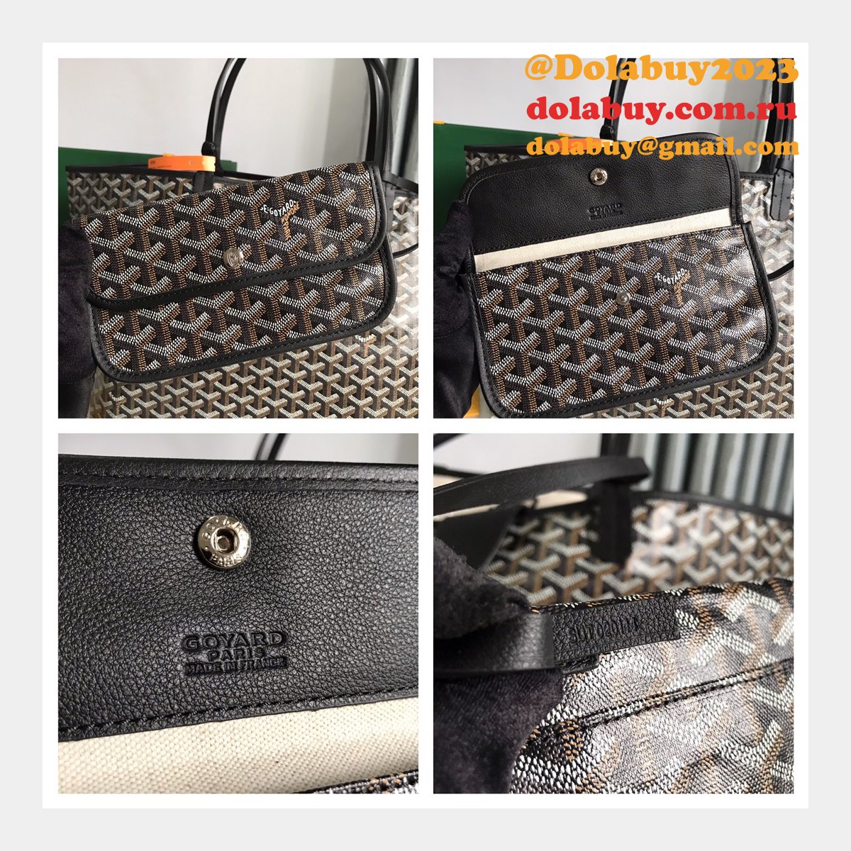 Saint Louis Goyard 020184 020144 Tote Buy Goyardine Fake Bags