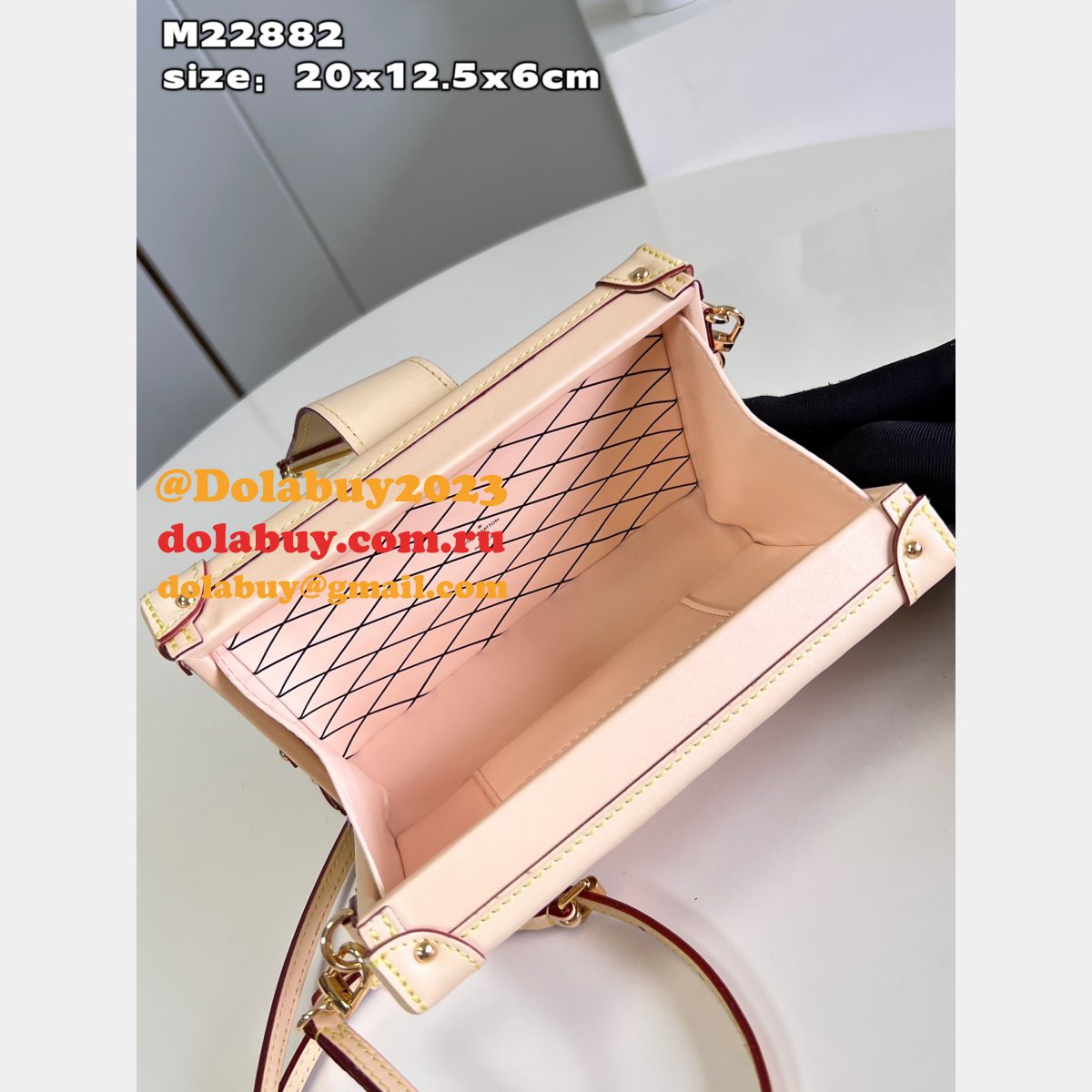 Petite Malle Other Monogram Canvas Replica Louis Vuitton M22882 Bag