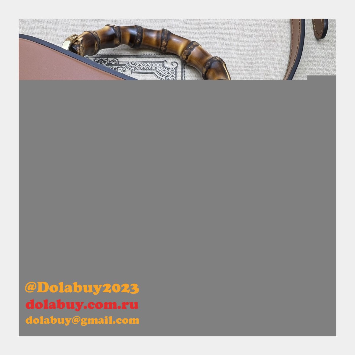 duplicate bamboo shoulder 760200 designer G*u*i fashion bag