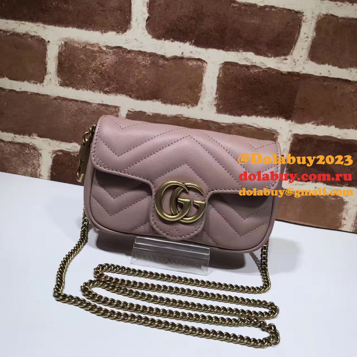 G*u*i marmont fashion mini chevron bag 476433