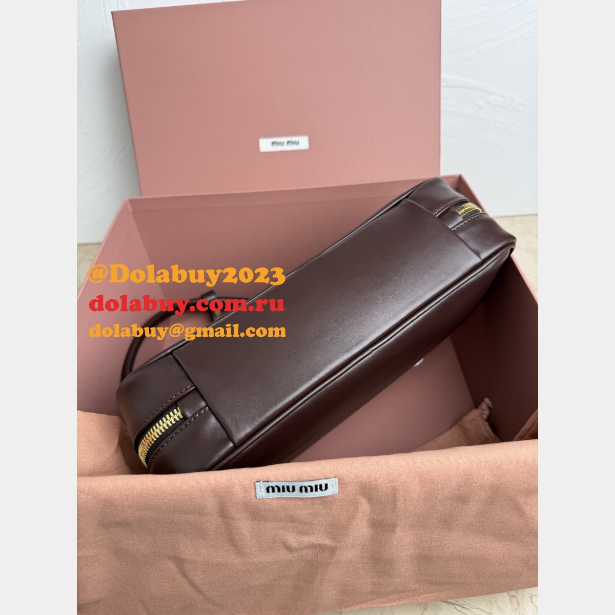 7 Star MIU MIU Beau Leather 5BB173 Bag