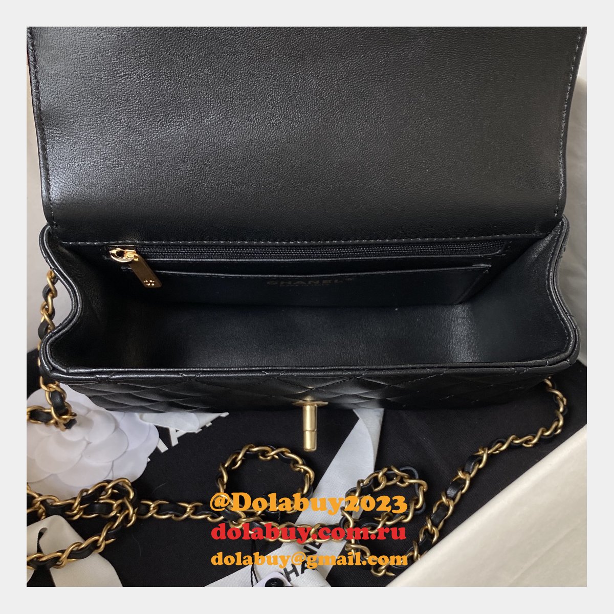 Luxury Replica Classic Flap Fashion AS4362 Black Bags