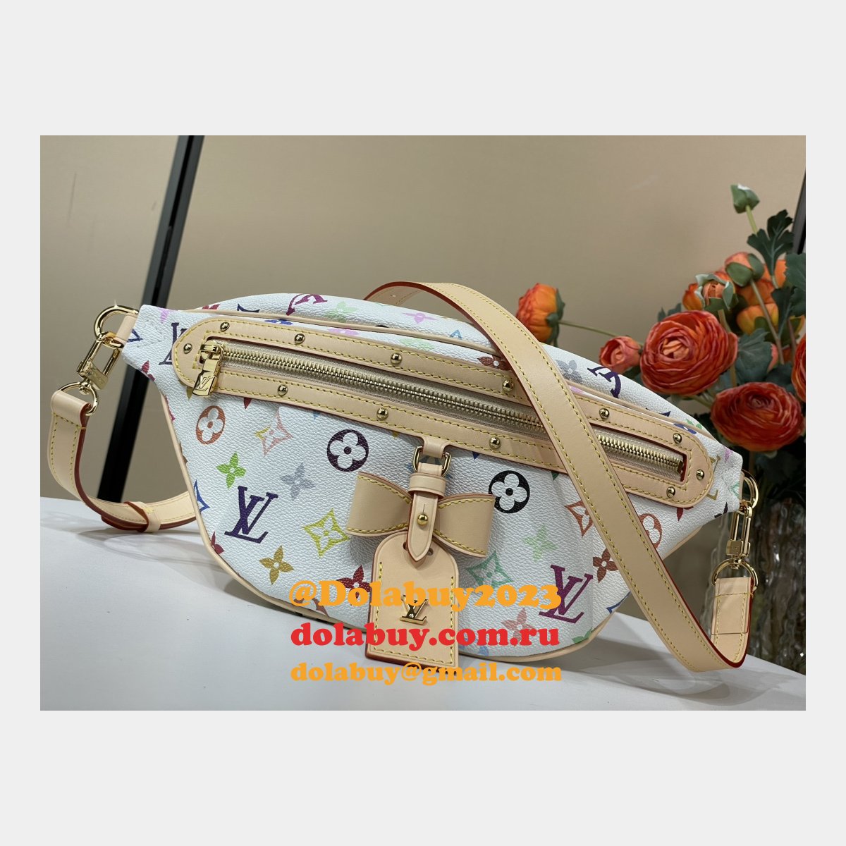Louis Vuitton LV x TM High Rise Canvas Copy M13660 Women Bag